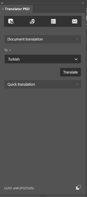 Swift InDesign Translation